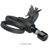 Pretty Love - Double Anneau Vibrant Avec Stimulateur Noir